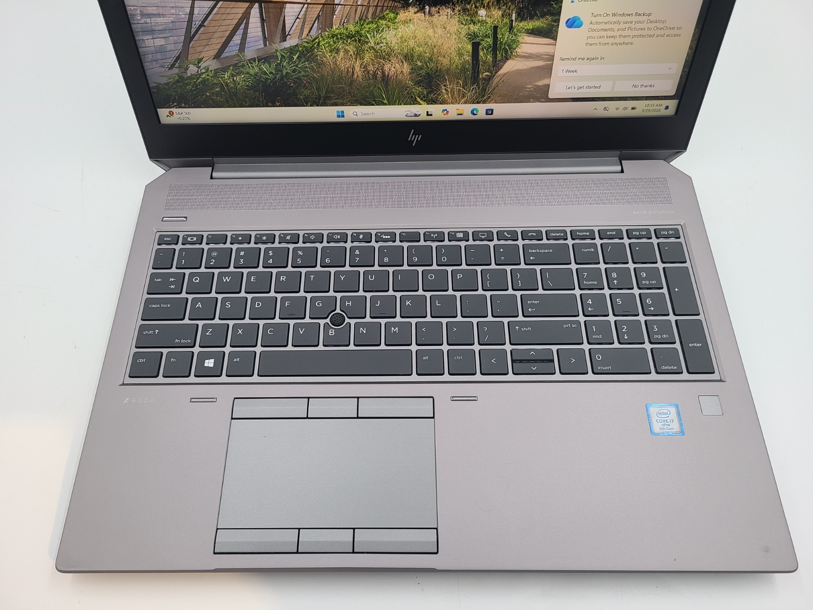 HP zBook 15 G6 i7-9850H 2.60GHz 48GB Ram 256GB SSD Win 11 Pro NVIDIA T2000
