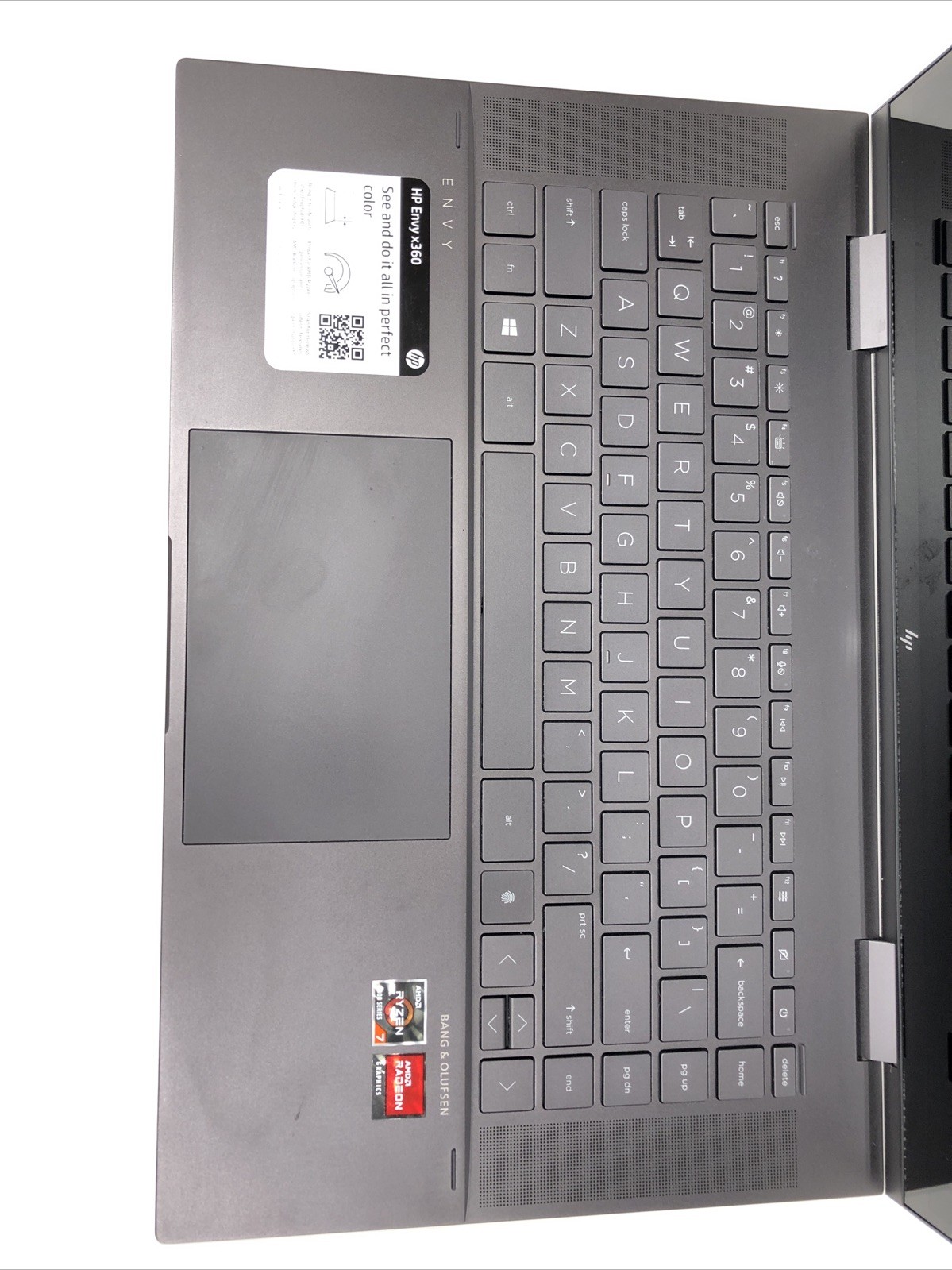 HP Envy x360, AMD Ryzen 7 5700U @1.80Ghz, 8GB RAM, NO SSD/OS, FOR PARTS