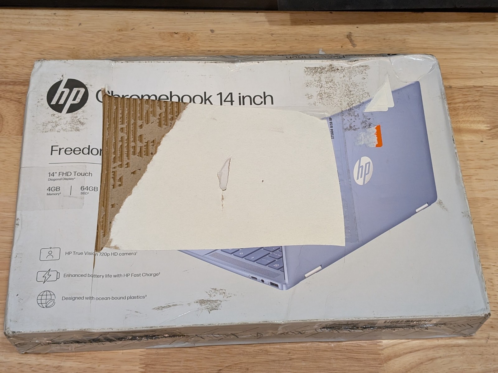 HP Chromebook x360 14b-cd0130wm 14″ Touch Intel N100 4GB 64GB UFS ChromeOS