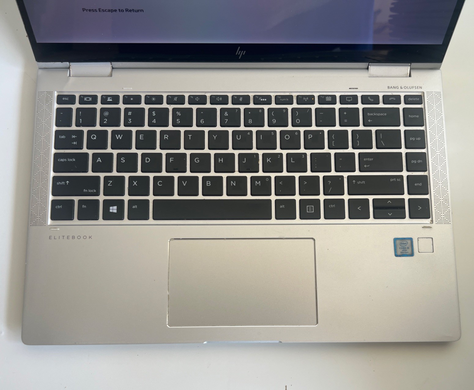 HP Elitebook X360 1040 G6 Core I5-8365U 1.6GHz 16GB RAM 512GB NO OS*** DENTS
