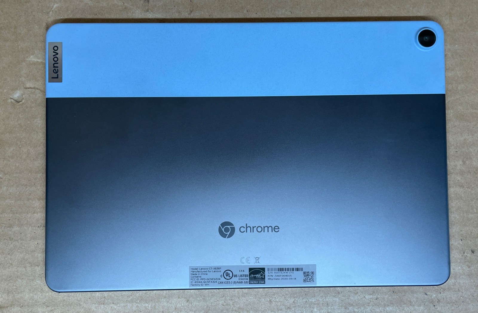 Lenovo Ideapad CT-X636F 10.1″ ChromeBook, Tablet, No Keyboard, ZA6FOO16US