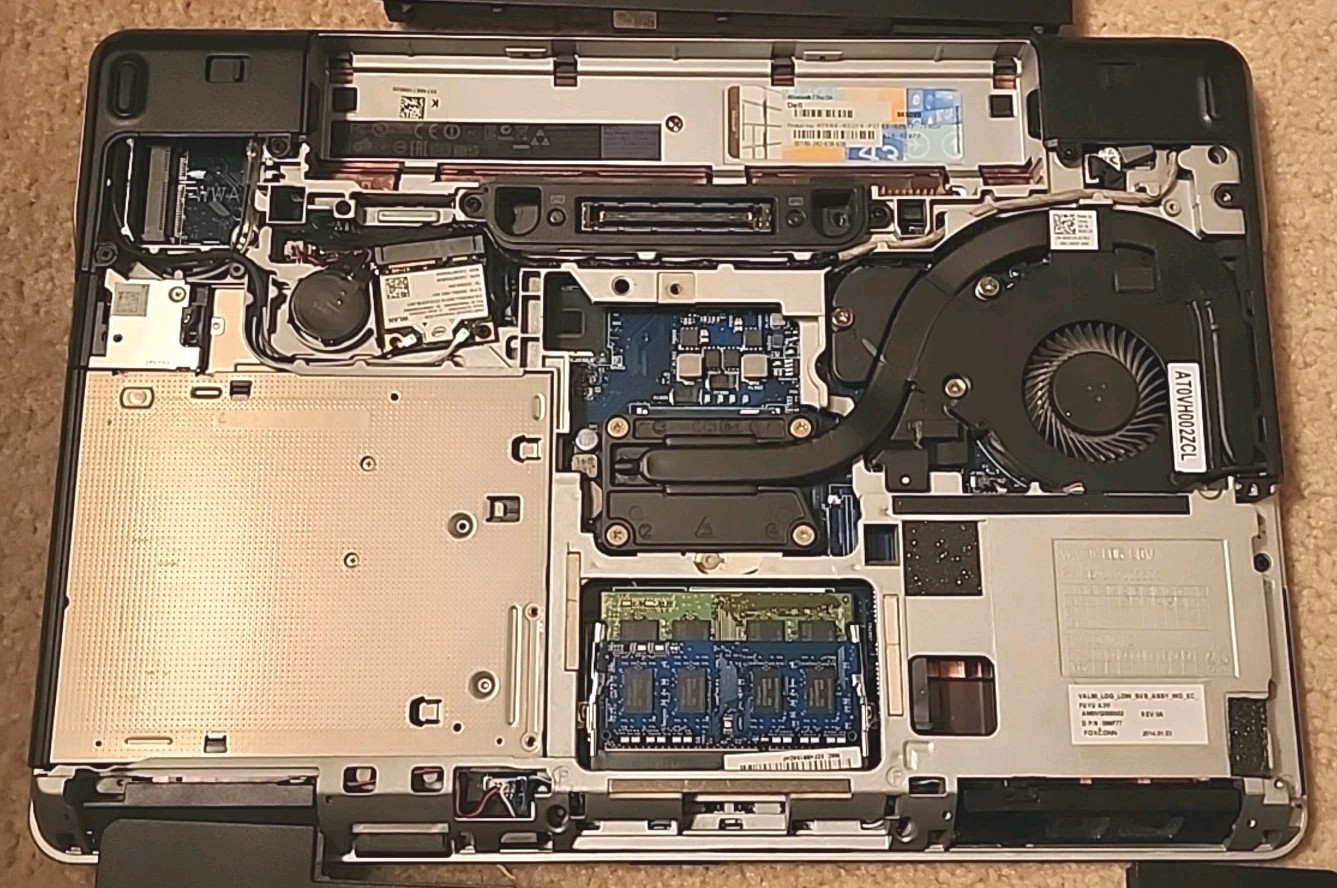 Dell Latitude E6440 i5-4300M CPU@2.6GHz 8GB RAM No HDD/SSD/OS Good Batt(3A826)