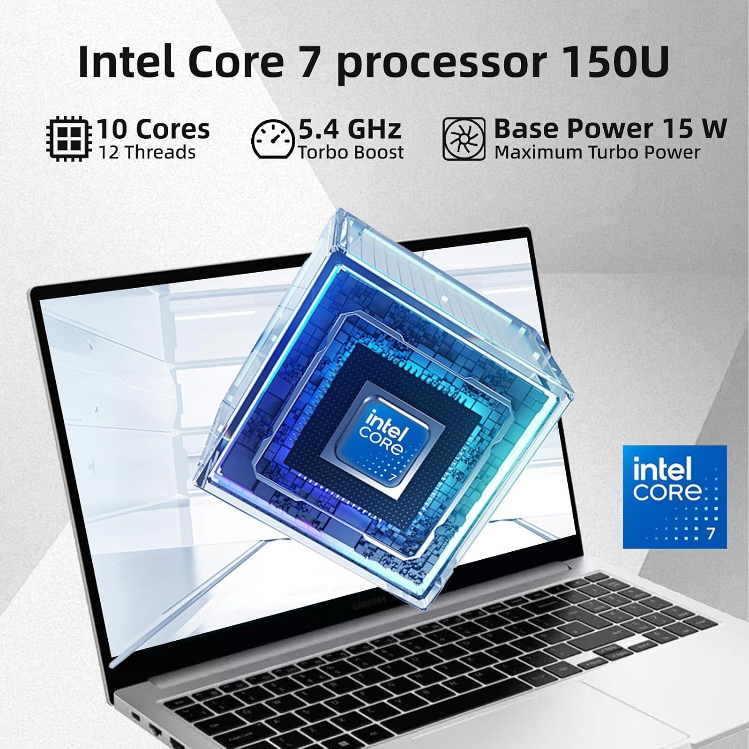 Samsung Galaxy Book4 Laptop 15.6″ IPS 10-Core Intel 7 150U 16GB RAM 512GB SSD