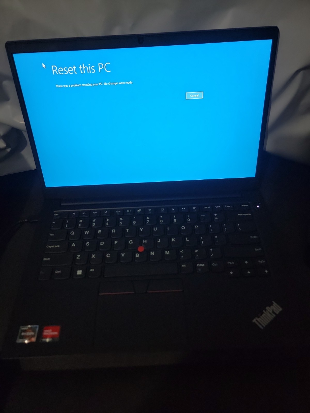 Lenovo ThinkPad E14 Gen AMD Ryzen 5 5000 Series Password Locked Won’t Reset