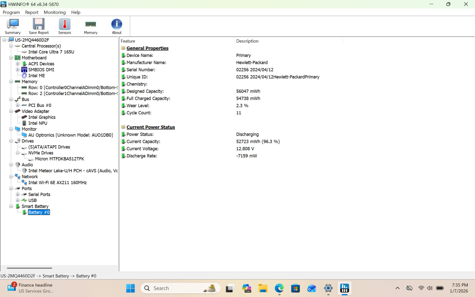 HP EliteBook 840 G11 Laptop, 14″ FHD, Ultra 7 165U, 16GB, 512GB *Please READ*