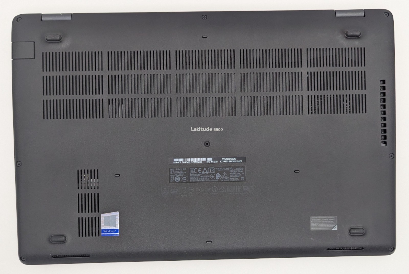 Incomplete Dell Latitude 5500 15.6″ Laptop Intel Core i5-8265U 1.60GHz 16GB RAM