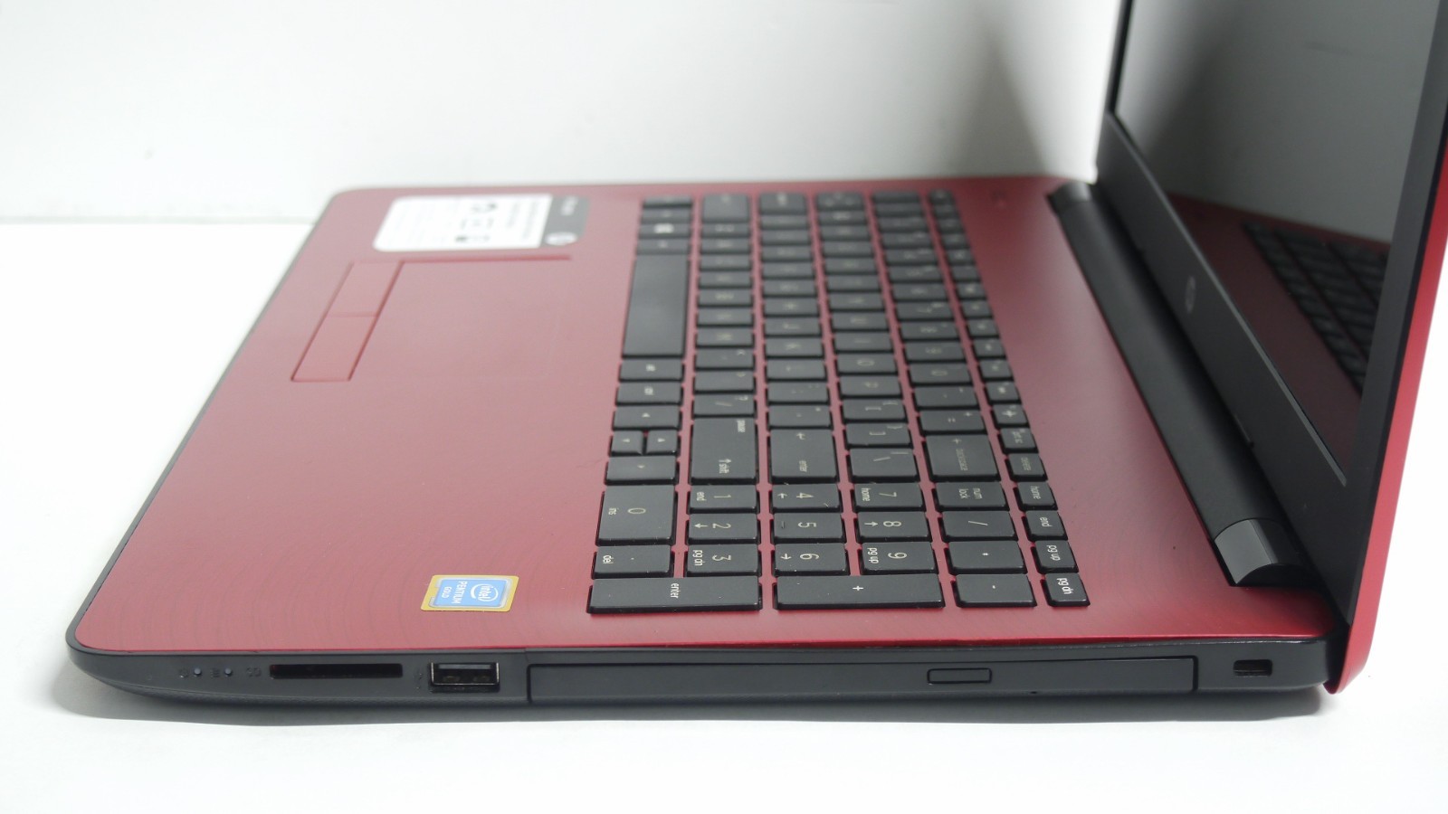 HP 15-bs134wm Pavilion 15.6 HD Pentium Gold 8GB 120 SSD Scarlet Red Laptop