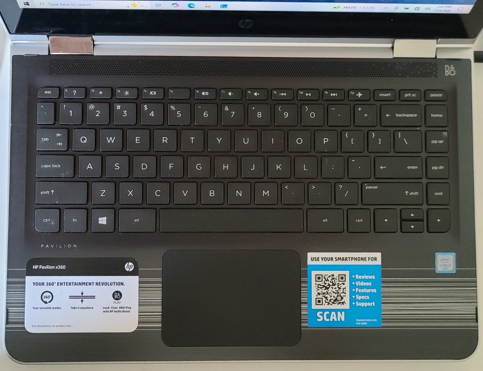 HP Pavilion m3-u001dx Intel i3-6100U 2.3GHz 6 GB 500GB HD