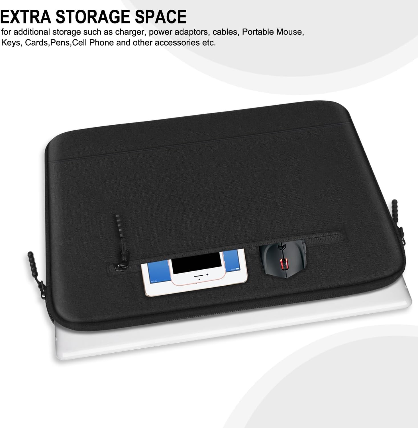 14 Inch Laptop Sleeve, Shockproof Water Resistant Case for Dell, HP, Lenovo, Ace