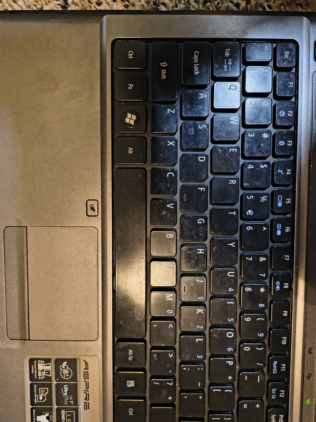 Acer Aspire 4810T Intel Core 2 Solo U3500 1.4GHz 4 GB 160GB Windows 10