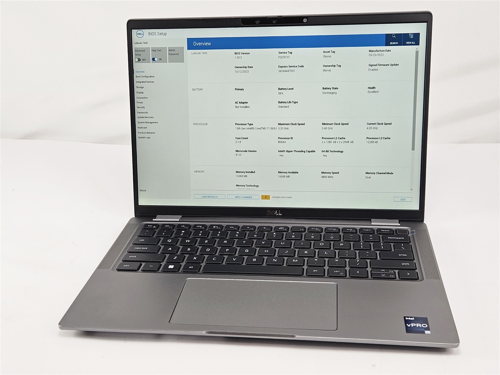 Dell 14″ Latitude 7440 Intel Core i7-1365U 16GB 256GB SSD Iris Xe