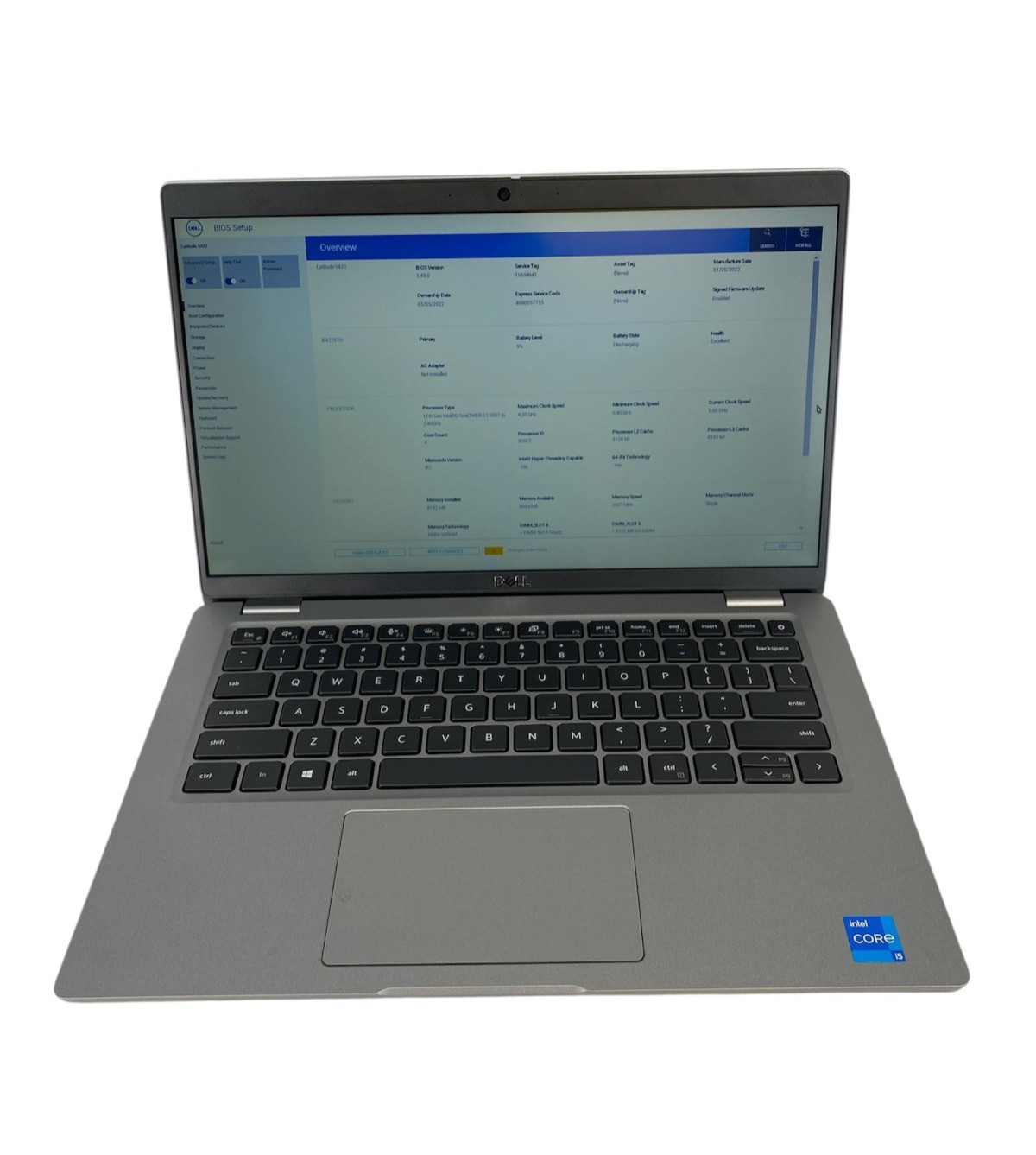 Dell Latitude 5420 Laptop i5-1135G7 16GB RAM NO SSD No OS w/Adapter (Lot of 7)