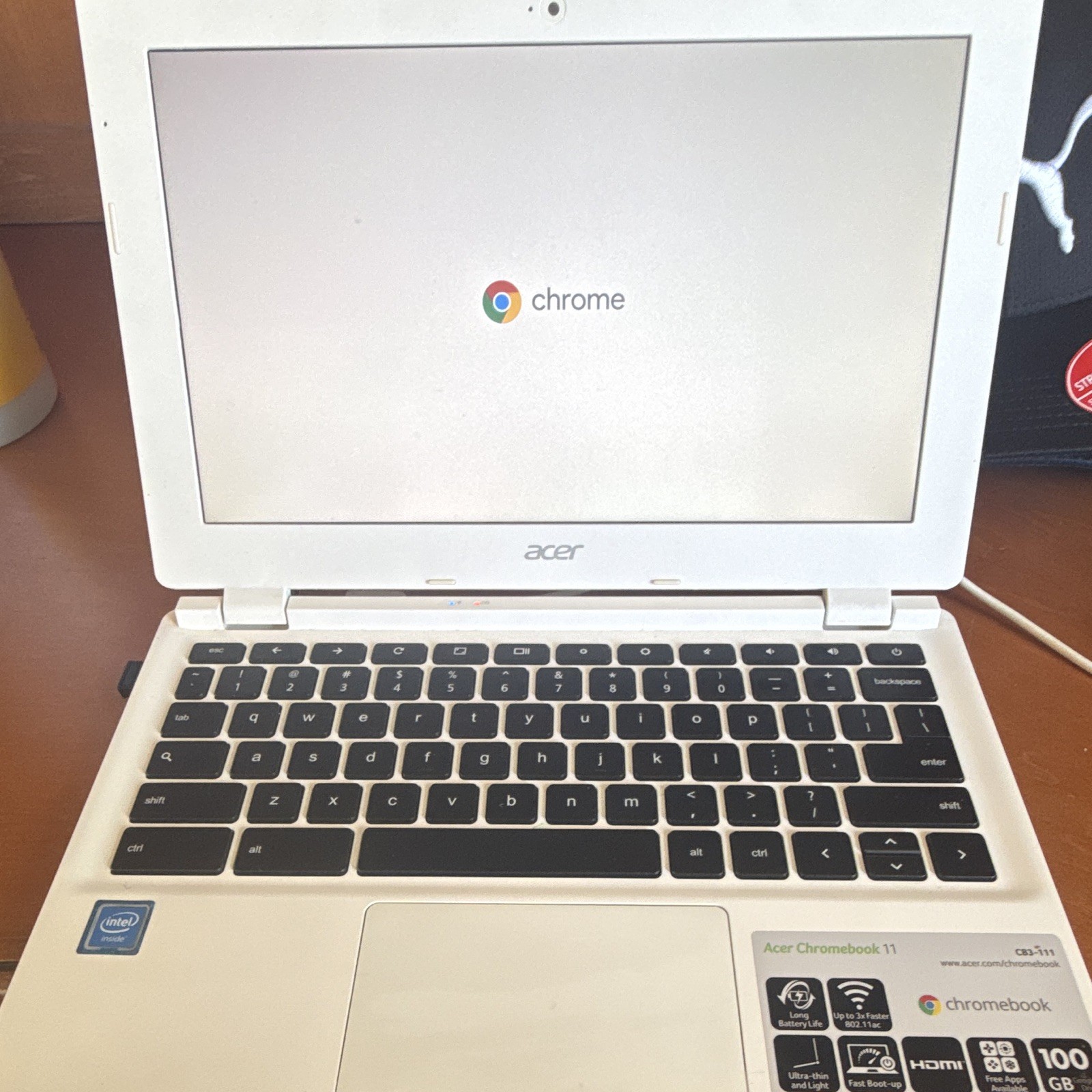 Acer Chromebook 11 CB3-111 11.6″ Chrome OS Intel HDMI Wi-Fi Bluetooth White