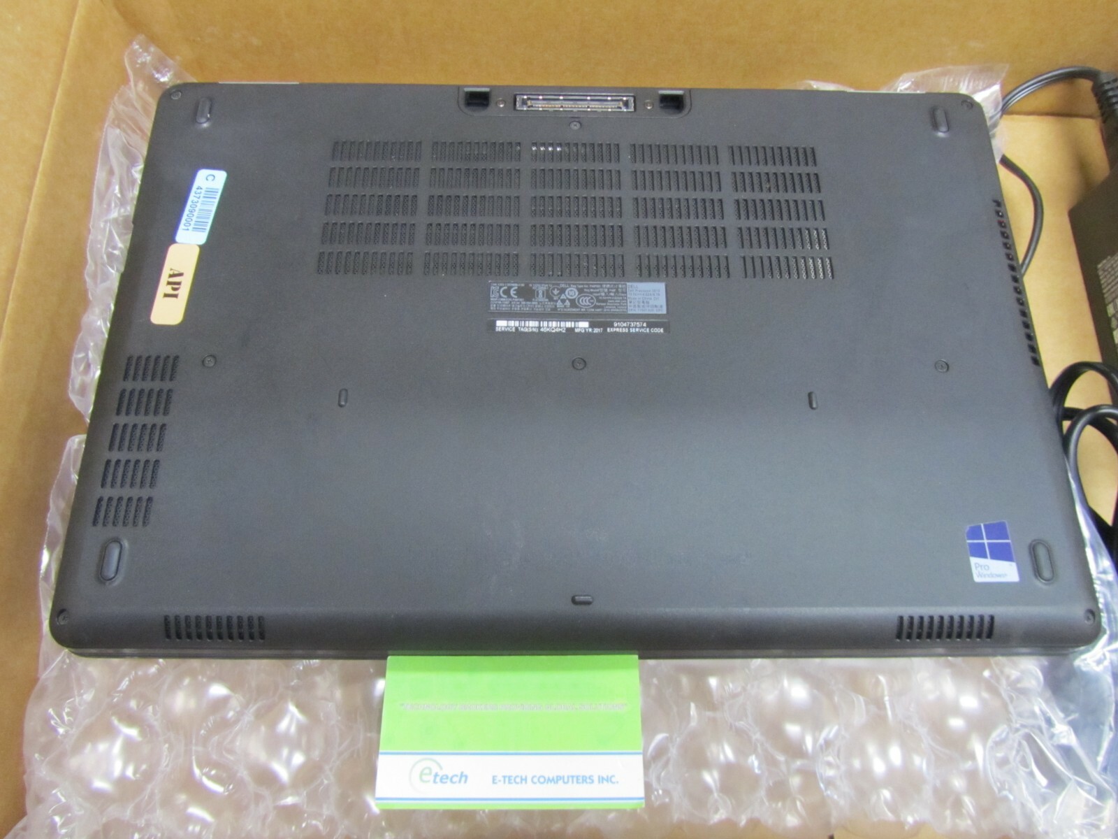 210-AGMF Dell Precision 3510 i7-6820HQ 16GB RAM 512GB SSD 15.6 FHD Windows 10 Pr