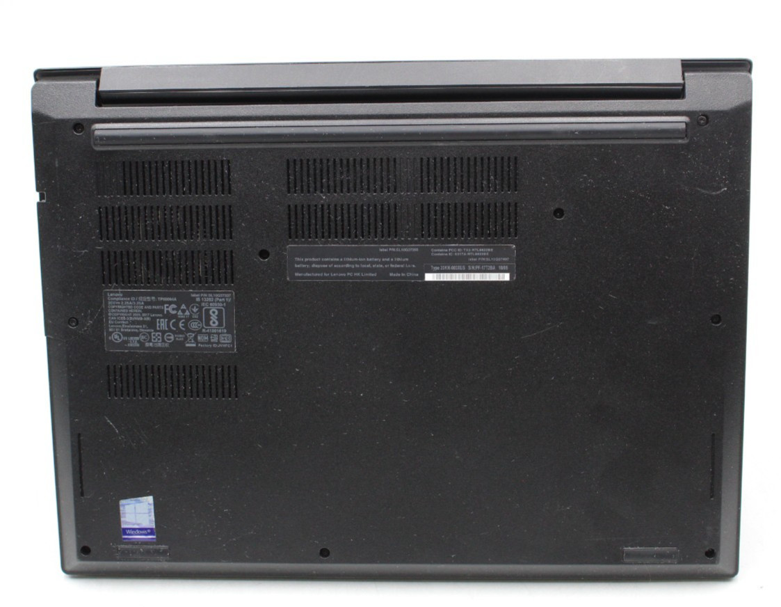 Lenovo ThinkPad E480 14in 256 GB SSD 8 GB RAM i5-8250U No OS