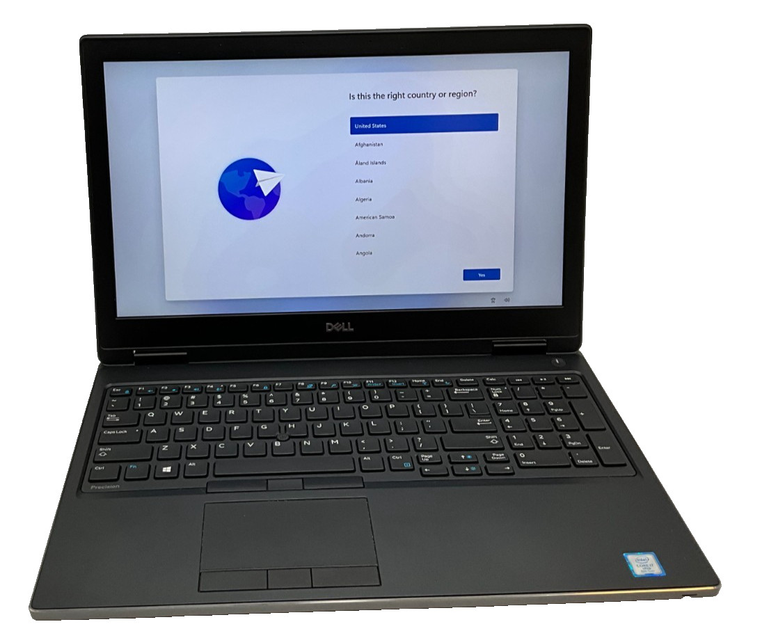 DELL Precision 7530 Laptop i7-8850H 2.6G 16GB 256GB P1000 15.6″ 7FG62Z2