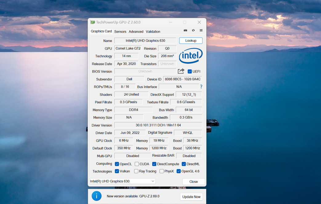 Dell Vostro 5890 Desktop [i7-10700 @ 2.9GHz, 16GB Ram, 256GB SSD] Win11Pro