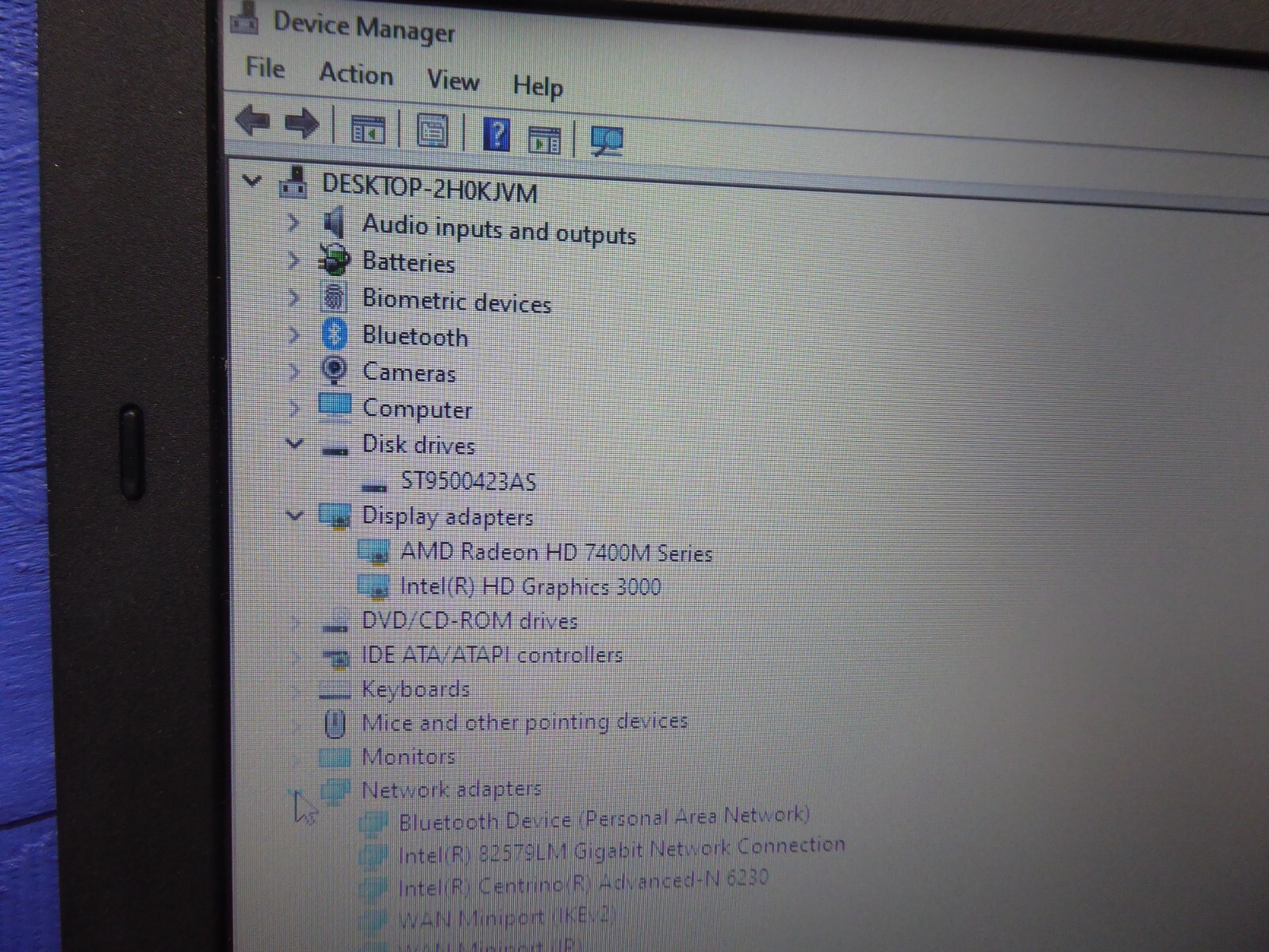 ASUS B43S 16″ ASUSPRO ITEL i7-2620M 2.7GHz 8GB 500GB WINDOWS 10 PRO – NO BATTERY