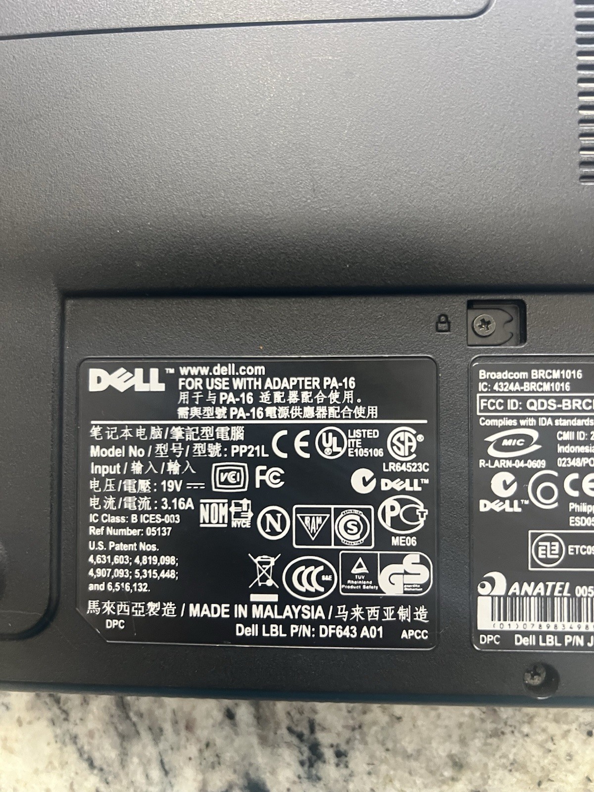 Vintage Dell Inspiron 1300 Laptop Celeron M 1..50GHz 0.99MB RAM HDD WinXP Read
