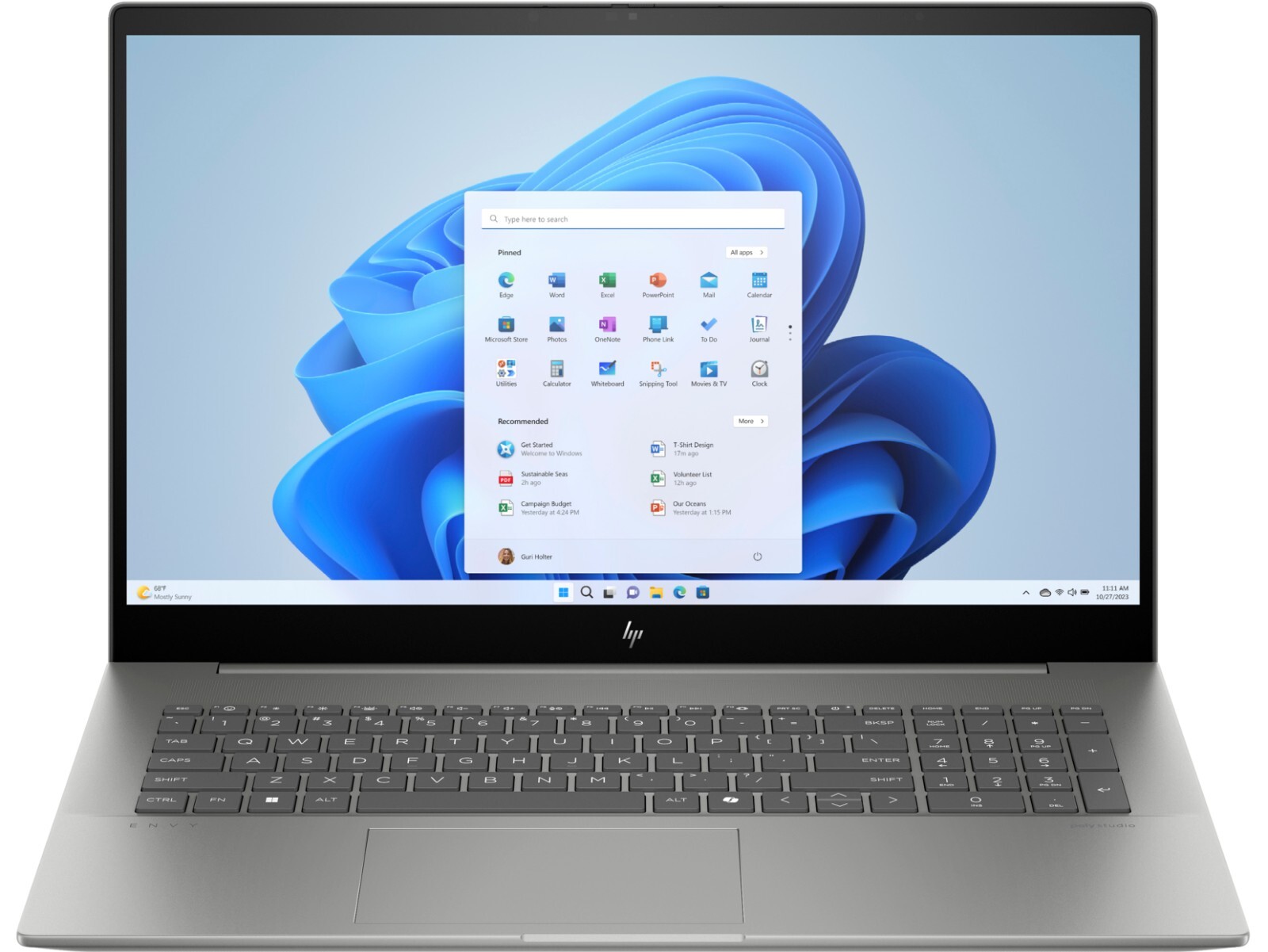 HP Envy Touch 17-cw1023cl Laptop PC 17.3″ i7 U7 155U 32GB 1TB SSD RTX 3050 W11