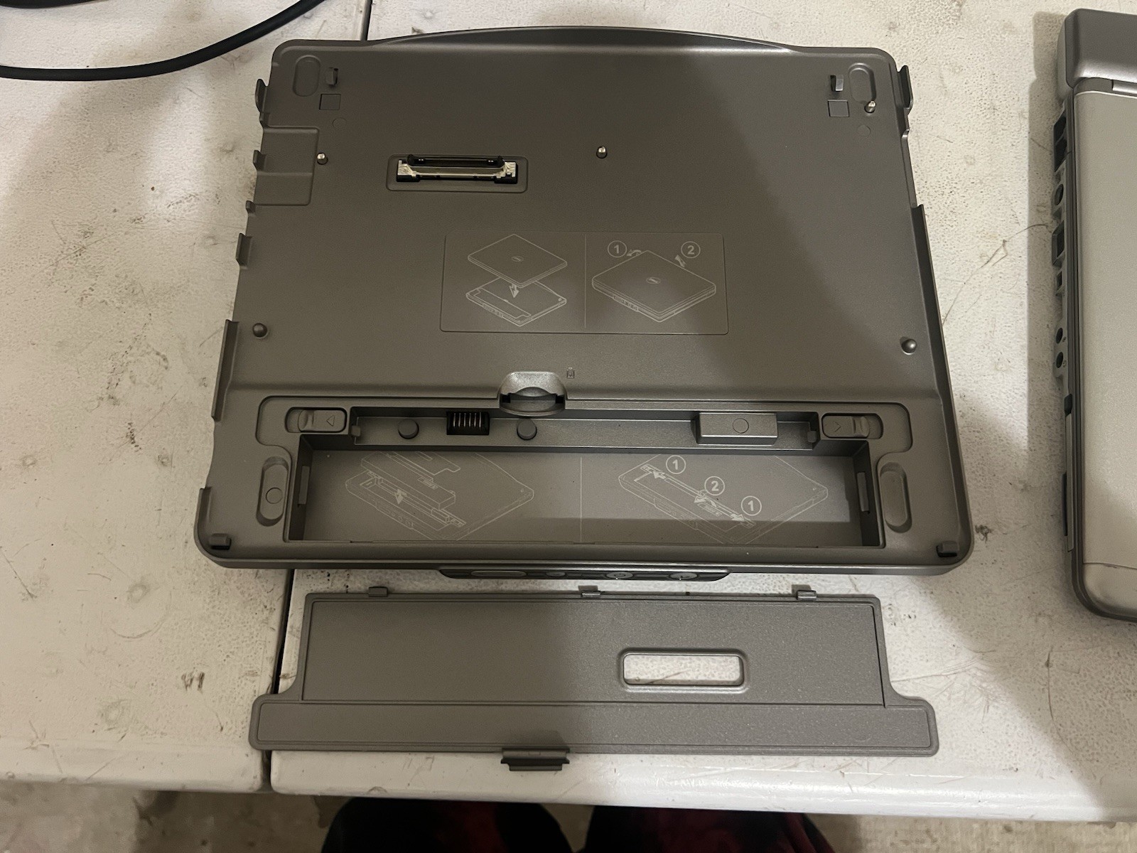 Vintage Dell Latitude X300 Pentium M 1.2GHz 640MB 60GB HDD Win XP w/ Dock Base