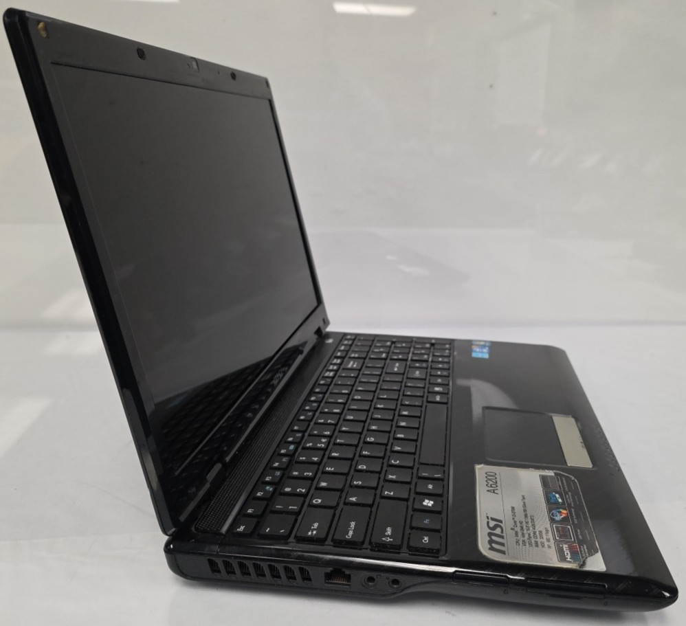 MSI A6200 Laptop (MS-1681) | Intel Core i3-370M| 15.6″|4GB RAM|320GB HDD NO OS