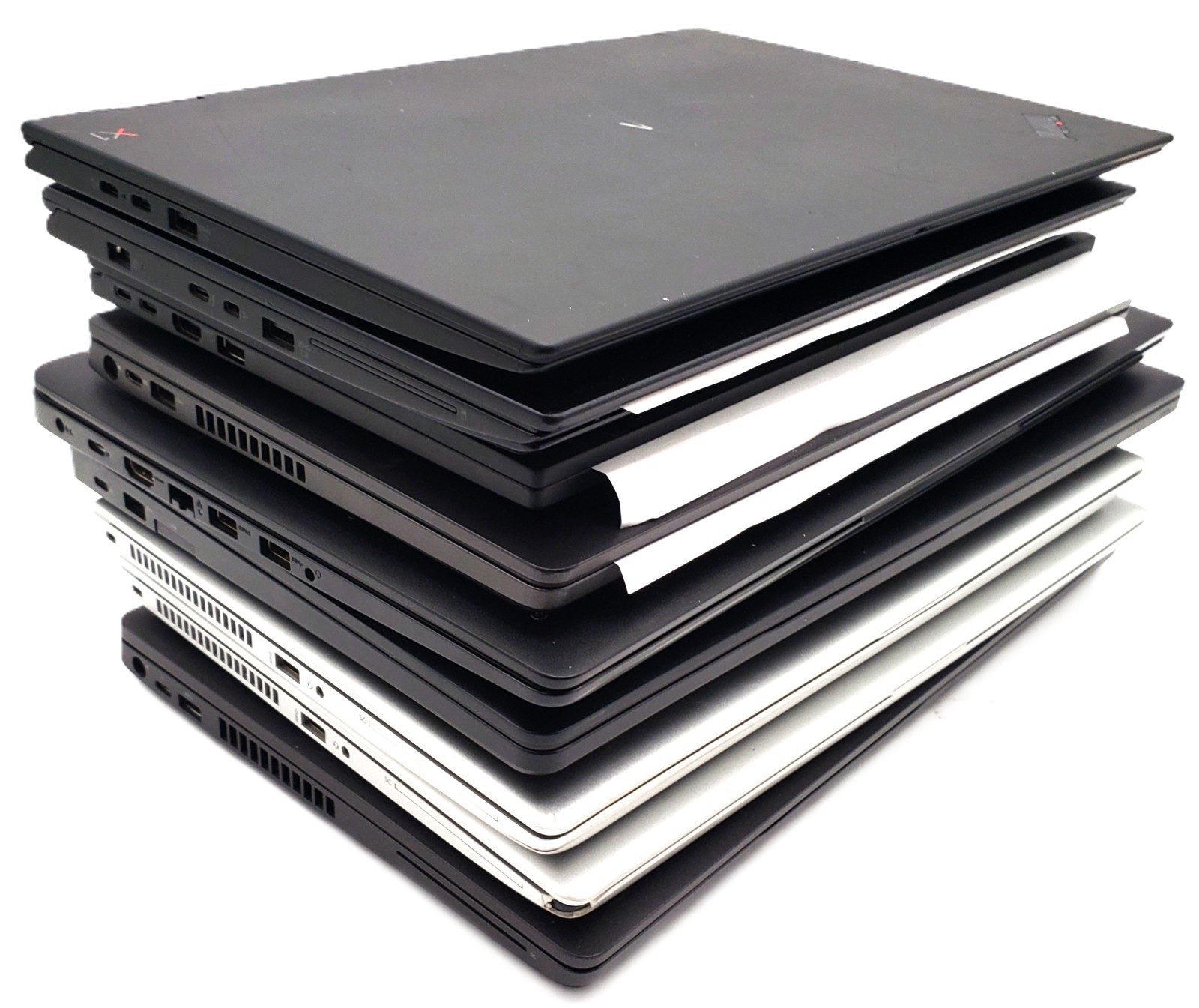 Lot of 9 Mixed Brand Laptops | Intel 8th / 9th Gen CPUs | No OS See Description
