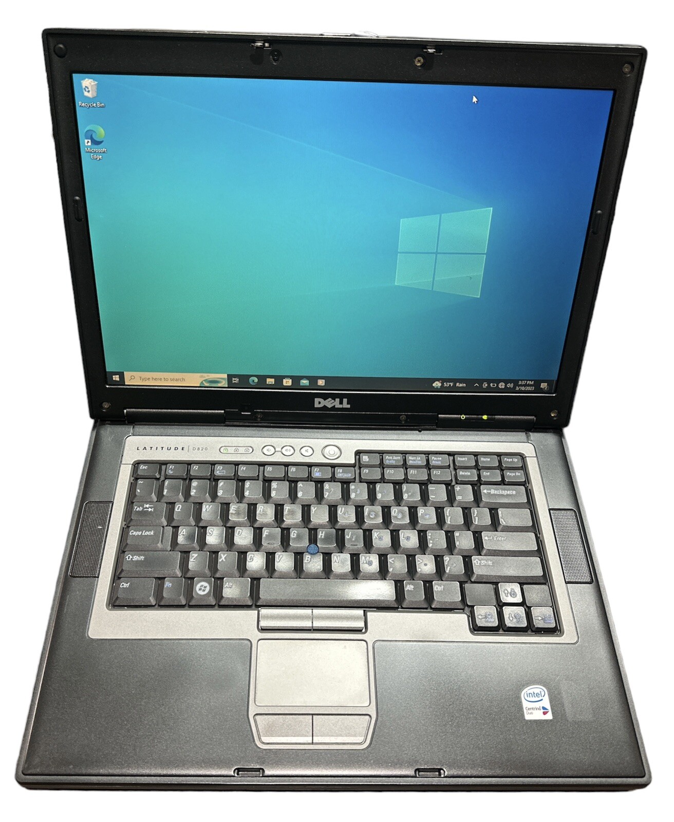 DELL LATITUDE D820 PP04X -15.4″ Intel Core2 T5600 1.83GHz 4GB -Windows 10 Pro