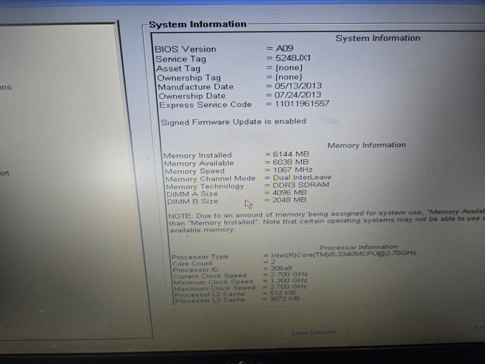 Dell Latitude E6330 for Parts or not working
