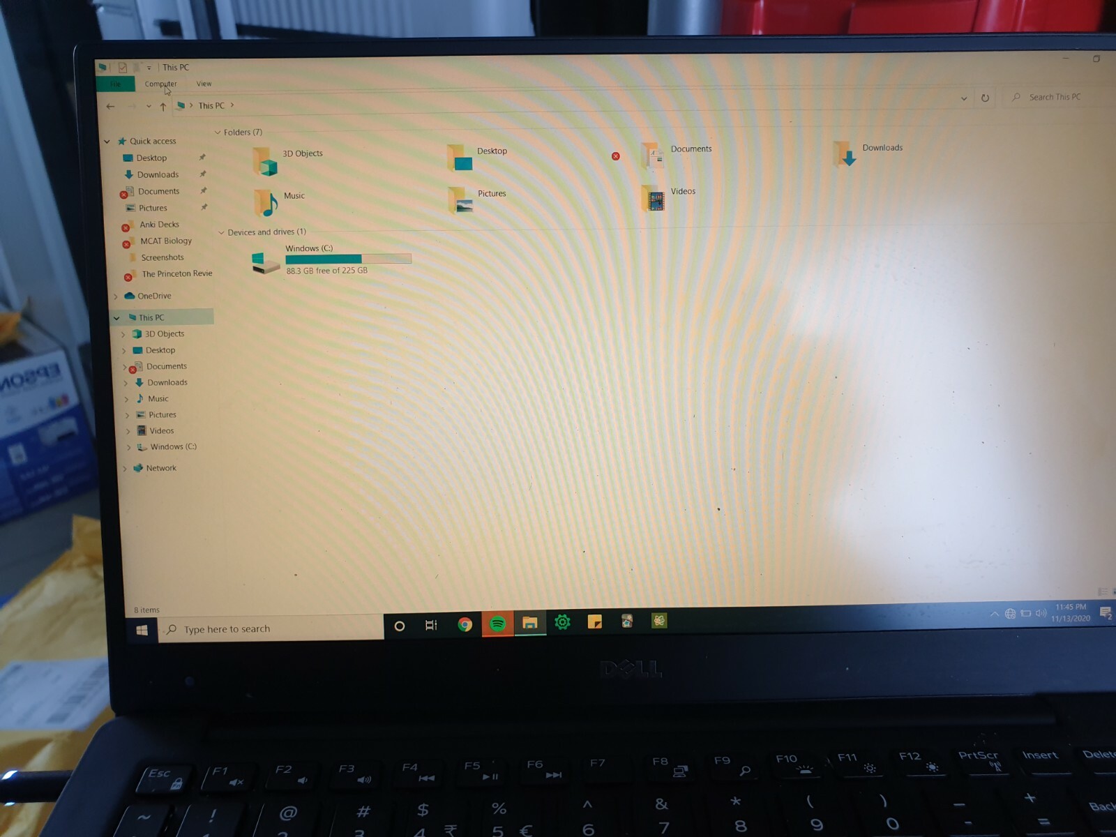 Dell XPS 13 9360 Quad Core i7-8550U 1.80 GHz 8GB RAM 256GB SSD UHD 620 Win10