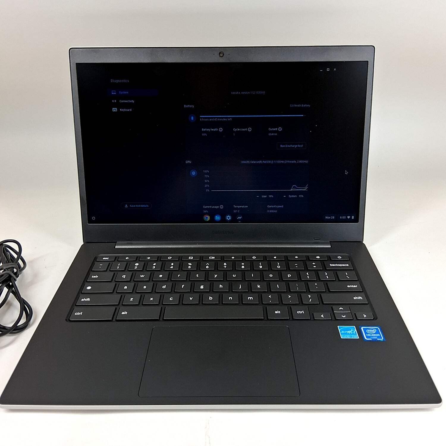 Samsung Galaxy Chromebook Go XE345XDA 14″ Celeron N4500 2.8GHz 4GB RAM 32GB SSD