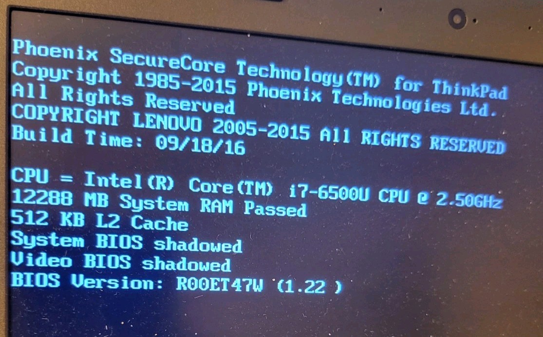 Lenovo thinkpad E460 i7-6500U CPU @2.5GHz 12BG RAM No SSD 061102