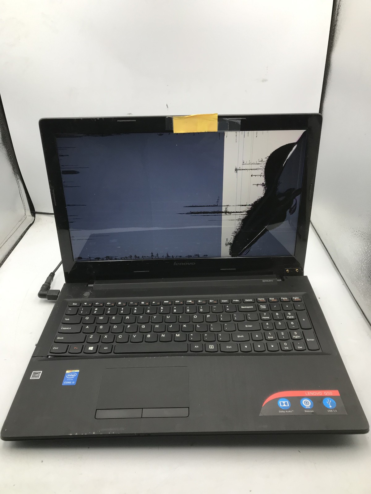 LENOVO G50 80 – FOR PARTS/REPAIR – INTEL I3 4TH GEN – NO RAM – BAD LCD -READ- BB