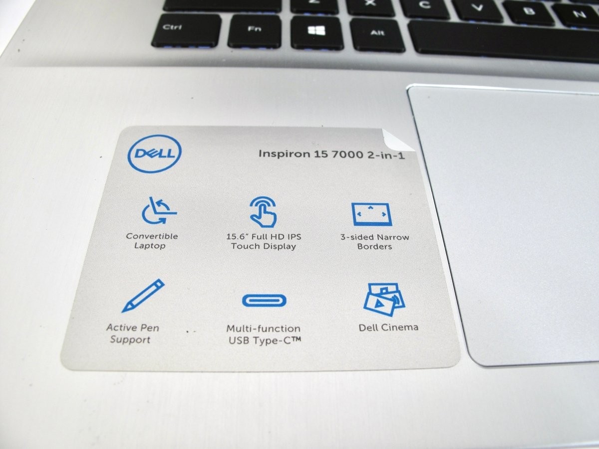 Dell Inspiron 7586 i5-8265U 1.60GHz 8GB 256 SSD Win 10 Computer + Tablet