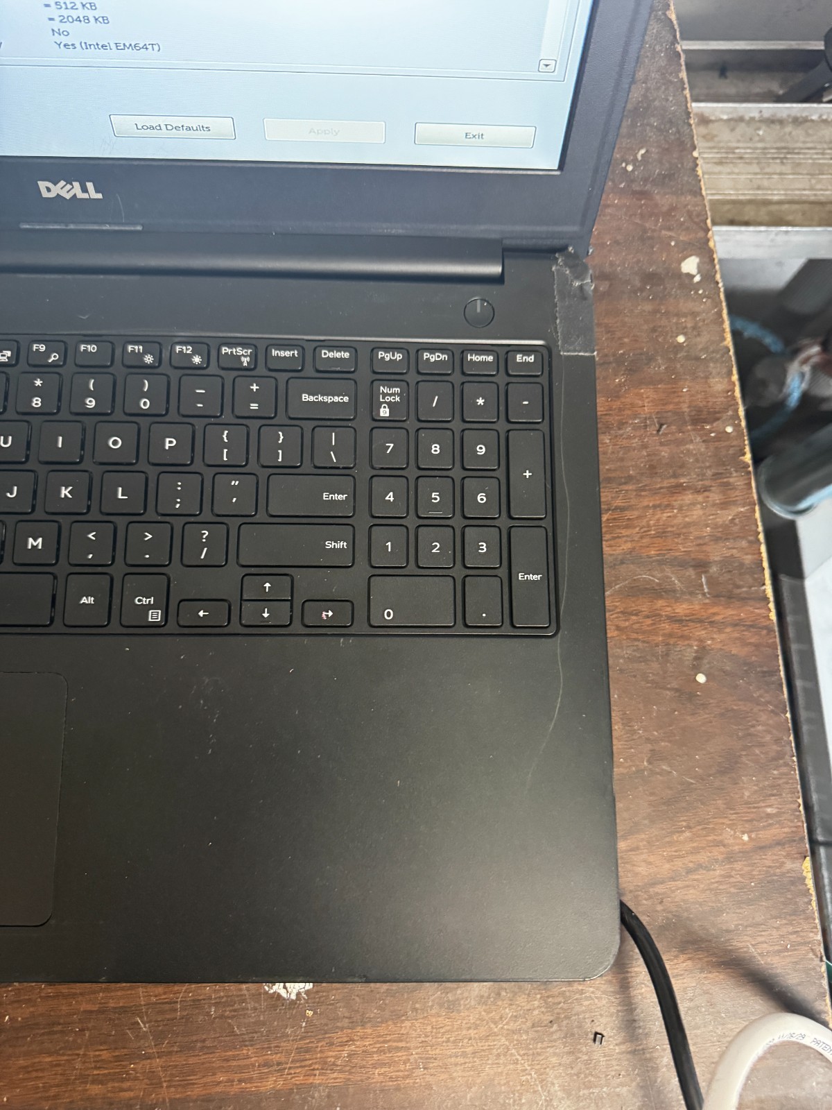Dell Latitude 3550 Intel Celeron 3205U laptop For Parts/Repair #6444
