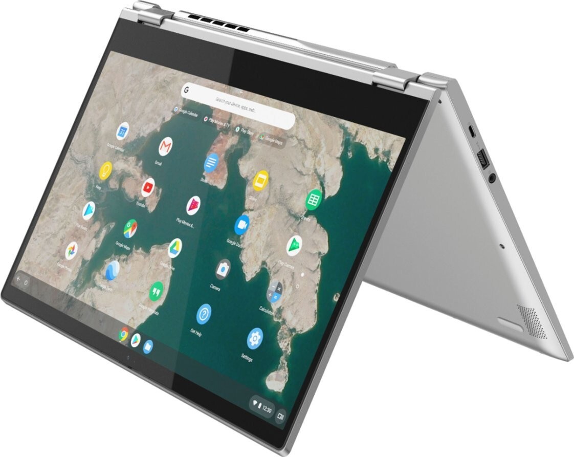 Lenovo 2-in-1 15.6″ Touch FHD Chromebook, Intel 2-Core i3, 4GB RAM, 64GB eMMC