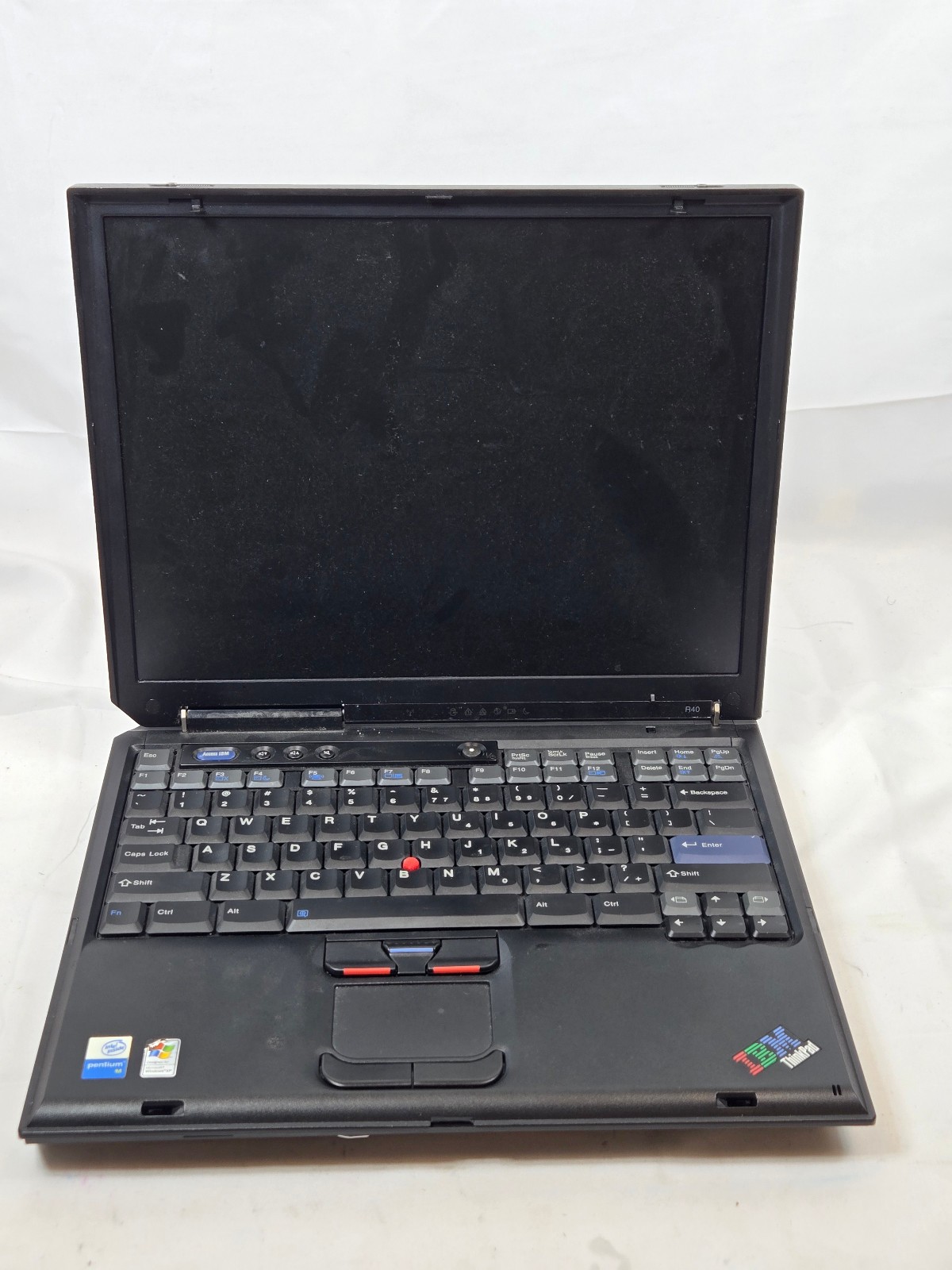 IBM ThinkPad R40 Pentium M 1.40GHz 512MB RAM No HDD *Read*