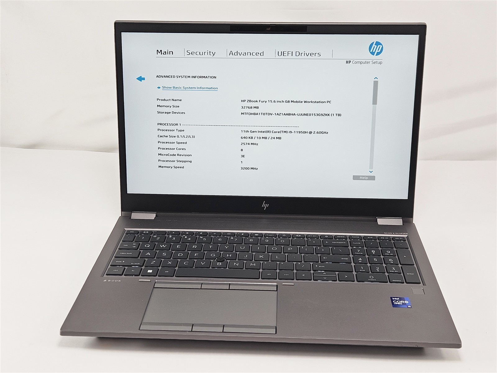 HP ZBook Fury 15 G8 i9-11950H 32GB RAM 1TB SSD 15.6″ 1920×1200 RTX A4000