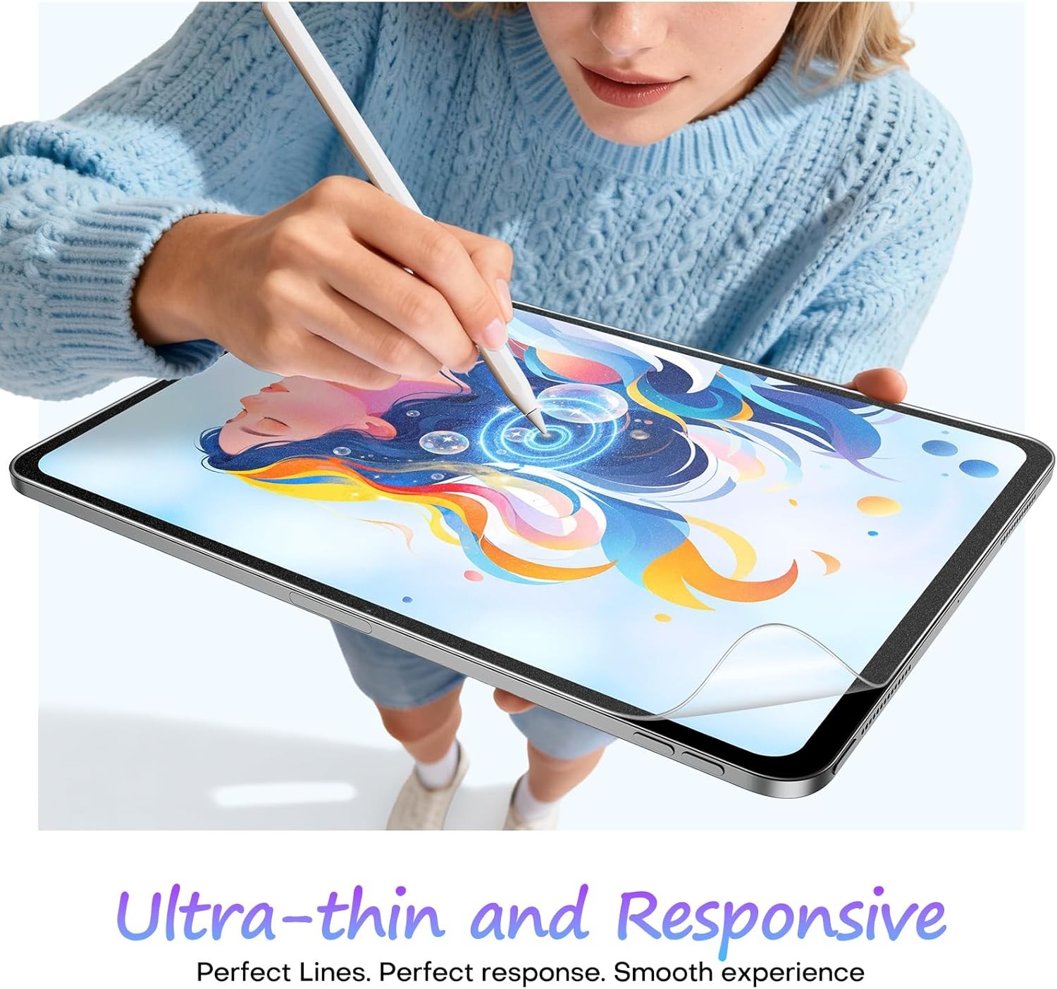 PAPERSENSE 2 Pack Paper Screen Protector for iPad Pro 12.9 inch 2022/2021/2020/2