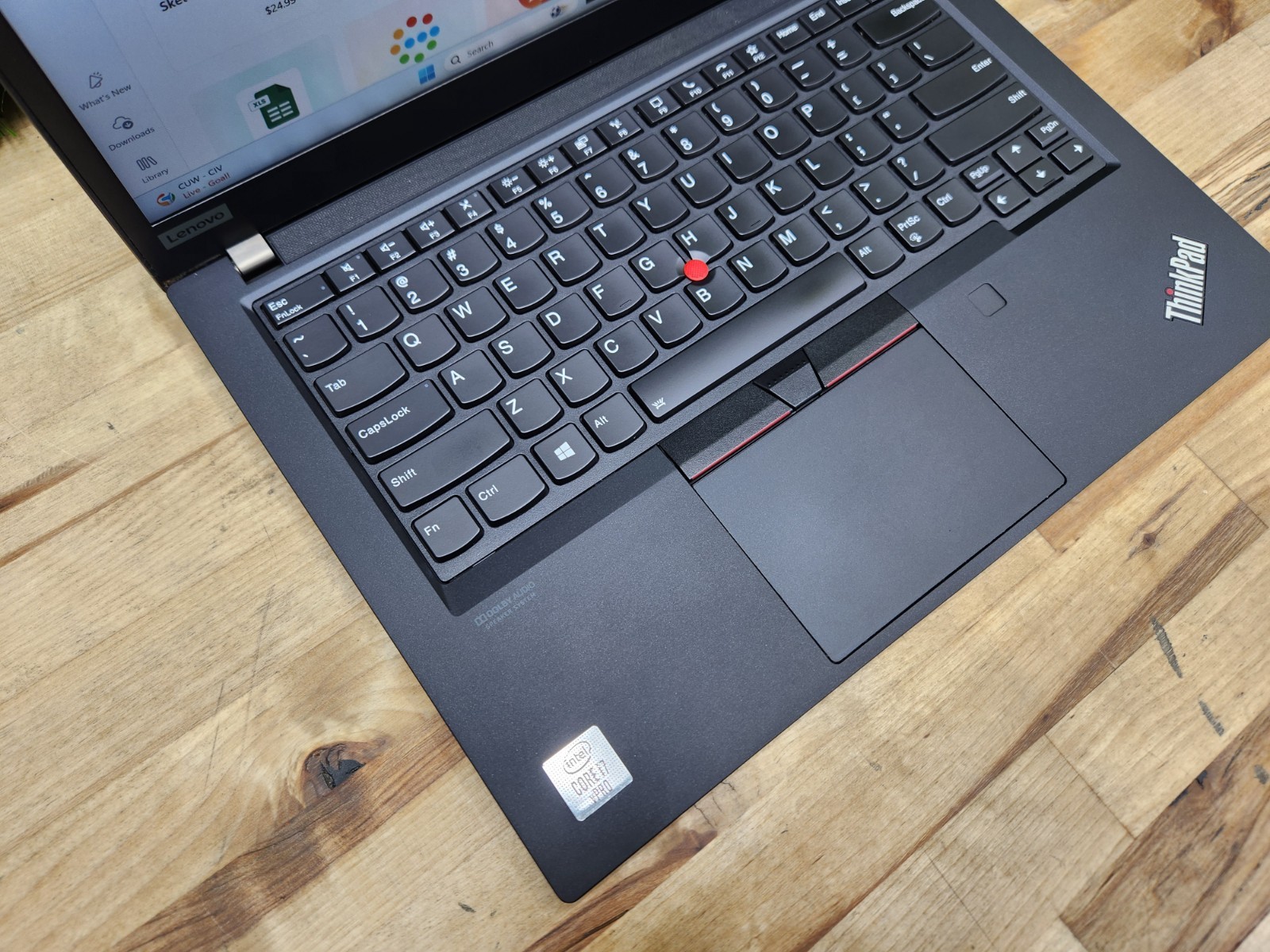 Lenovo ThinkPad P14s 14″ FHD i7-10610U 16GB 256GB SSD P520 GPU EXCELLENT BATT~