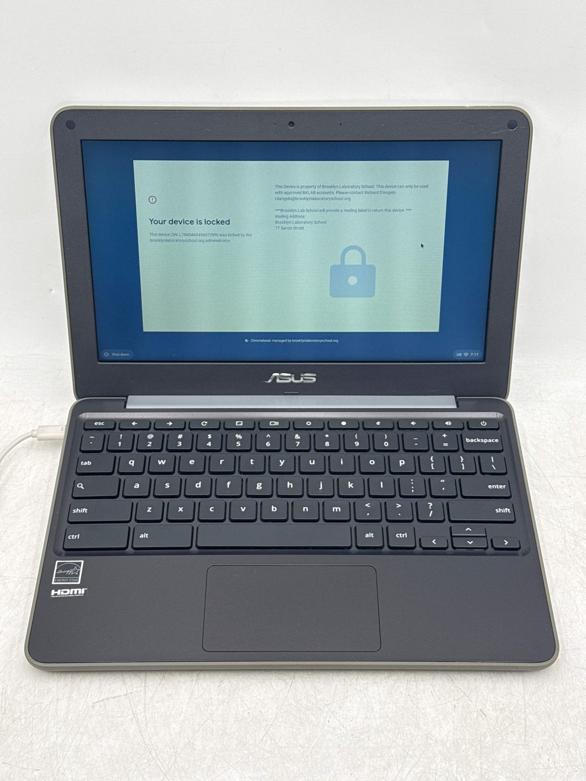 ASUS Chromebook C203X 4GB RAM 32GB SSD 11.6″ – Remotely Managed