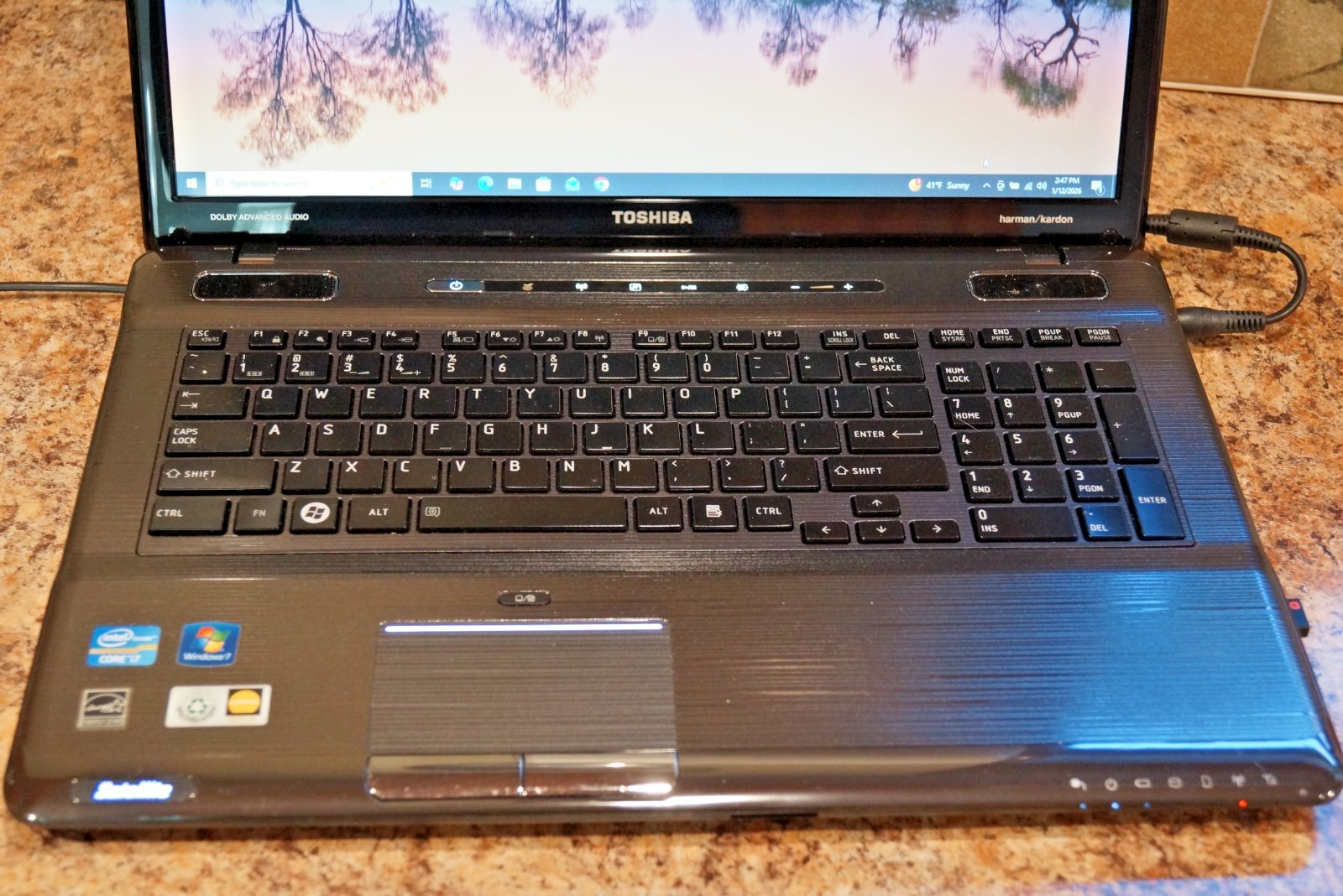 Active 22H2 Version WIN10 PRO Toshiba P775-S7215,GEN2 i7@2.00GHz,6GB RAM,720GB
