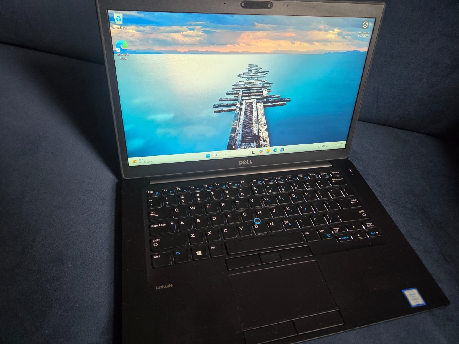 Dell Latitude 7480 14″ i7-6600U 16GB RAM SSD Windows 11 Pro Laptop Backlit KB