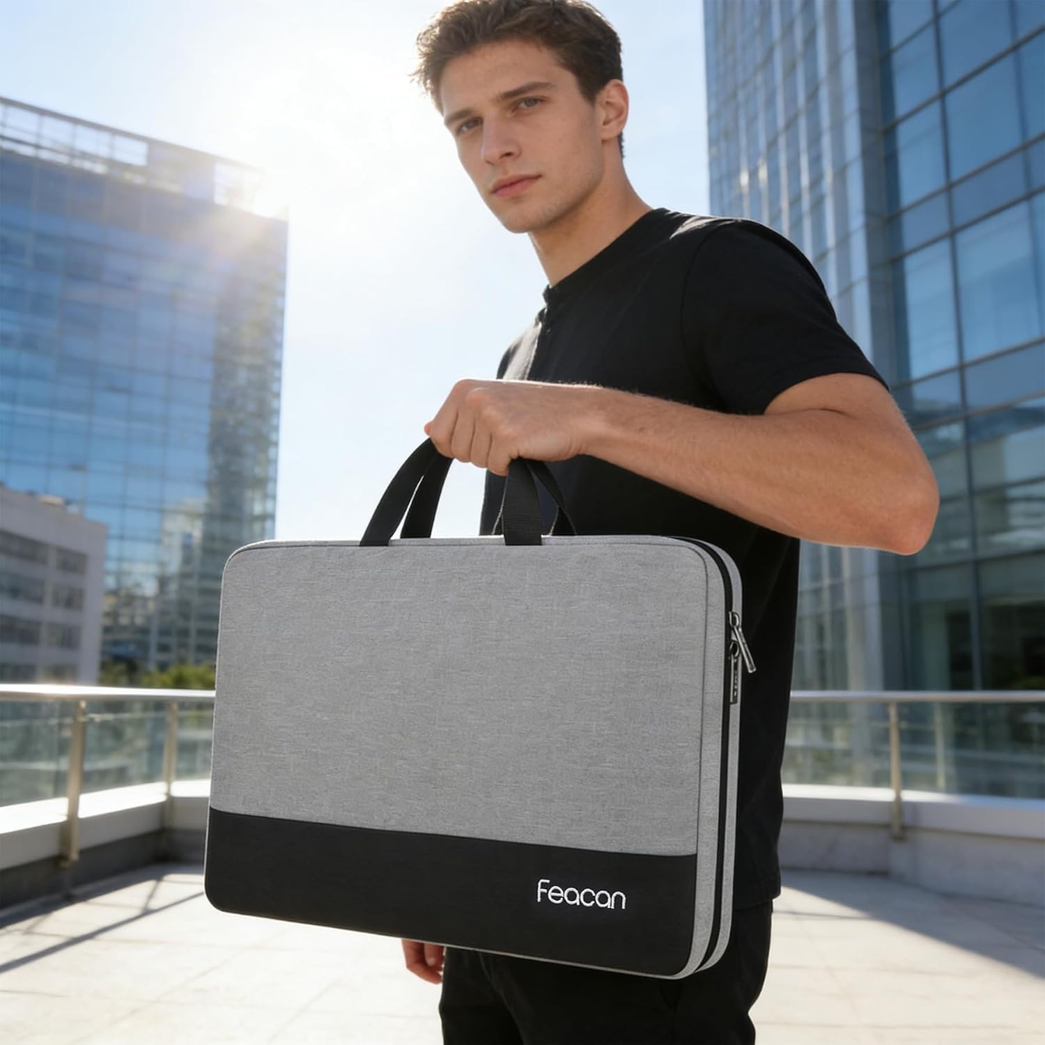 16 inch TSA Laptop Sleeve Computer Bag Briefcase for Lenovo, HP, Dell, Asus, Ace