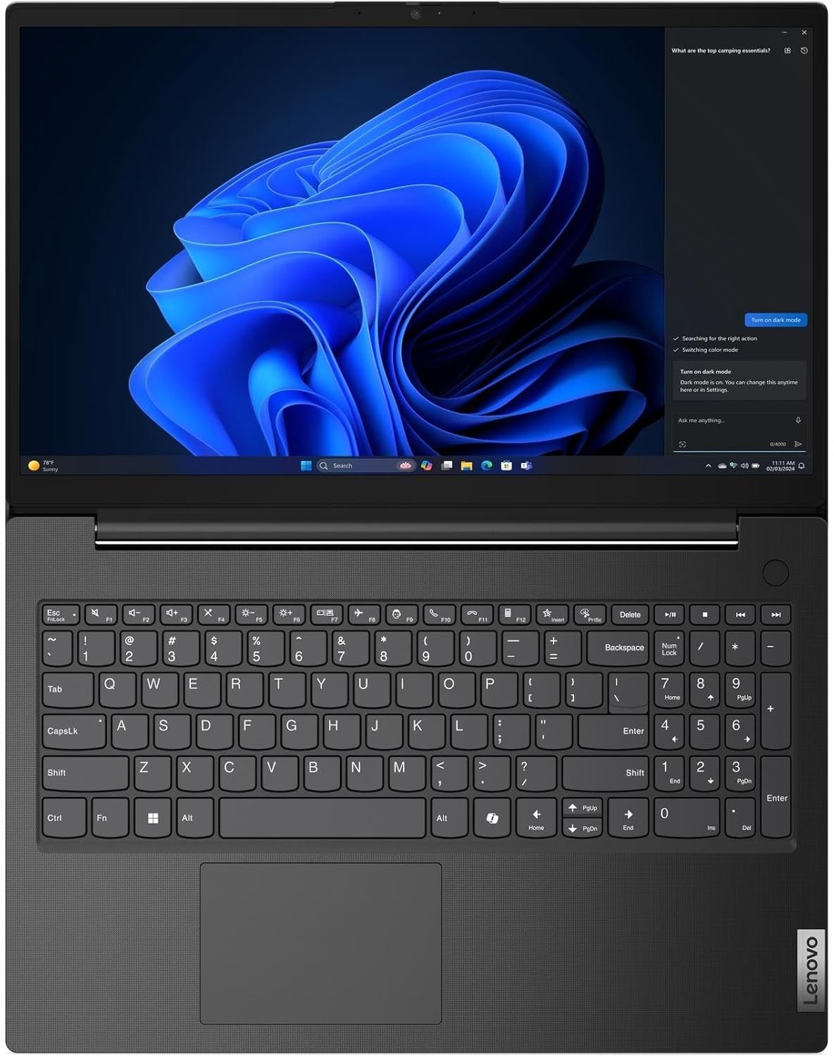 Lenovo V15 G5 15.6″ FHD 1080p Laptop Core 7 240H 16GB RAM 1TB NVMe SSD W11H