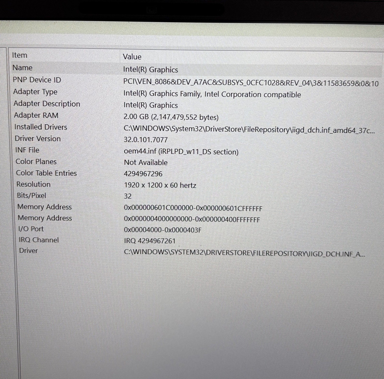 Dell Pro 16 PC16250 Win 11 Pro Intel Core 7 150U 1.8GHz 16GB RAM 256GB SSD 16″
