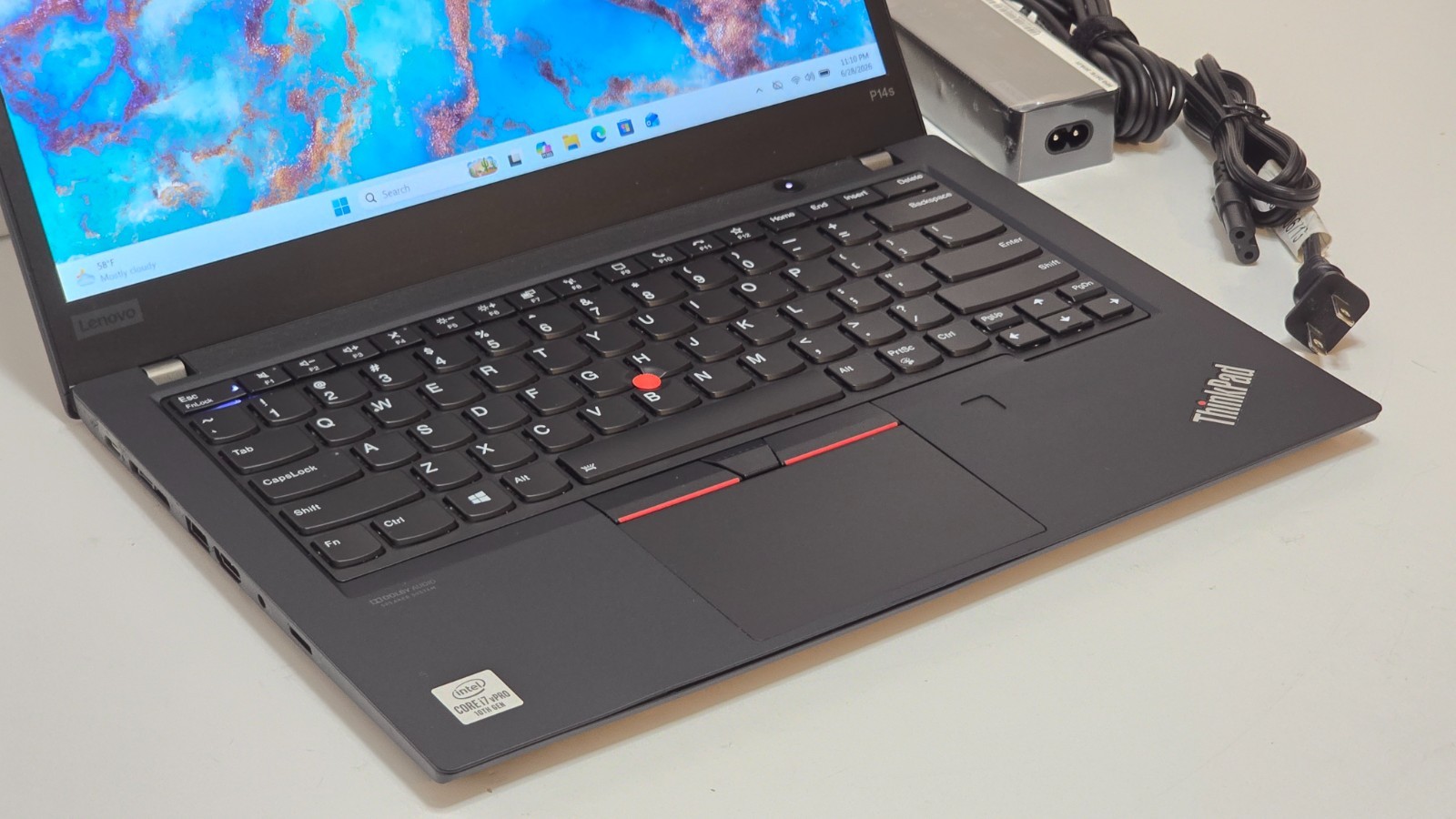 Lenovo ThinkPad P14S Gen 1- Intel i7-10610U, 48GB RAM, 1TB SSD NVIDIA P520 Touch