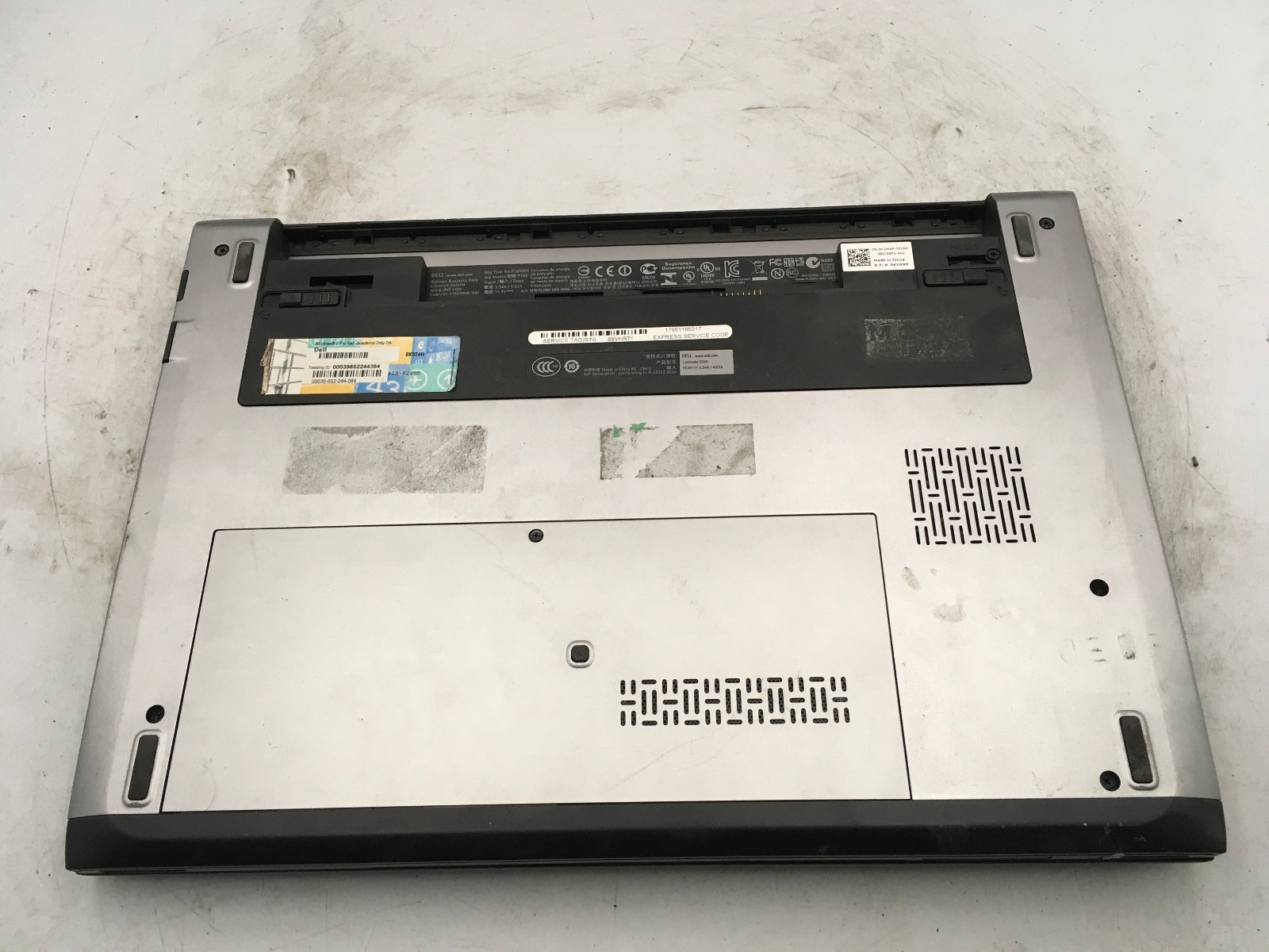 DELL LATITUDE 3330 – BOOTS TO BIOS/BAD LCD – INTEL I3 2375M – NO RAM -READ- BB