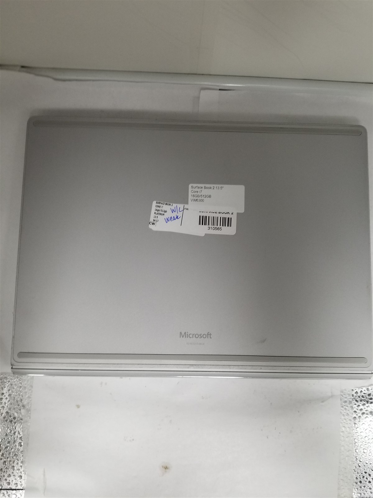 Microsoft Surface Book 2 Core i7 13.5″ 16GB/512GB Silver Reduced Price VW6300