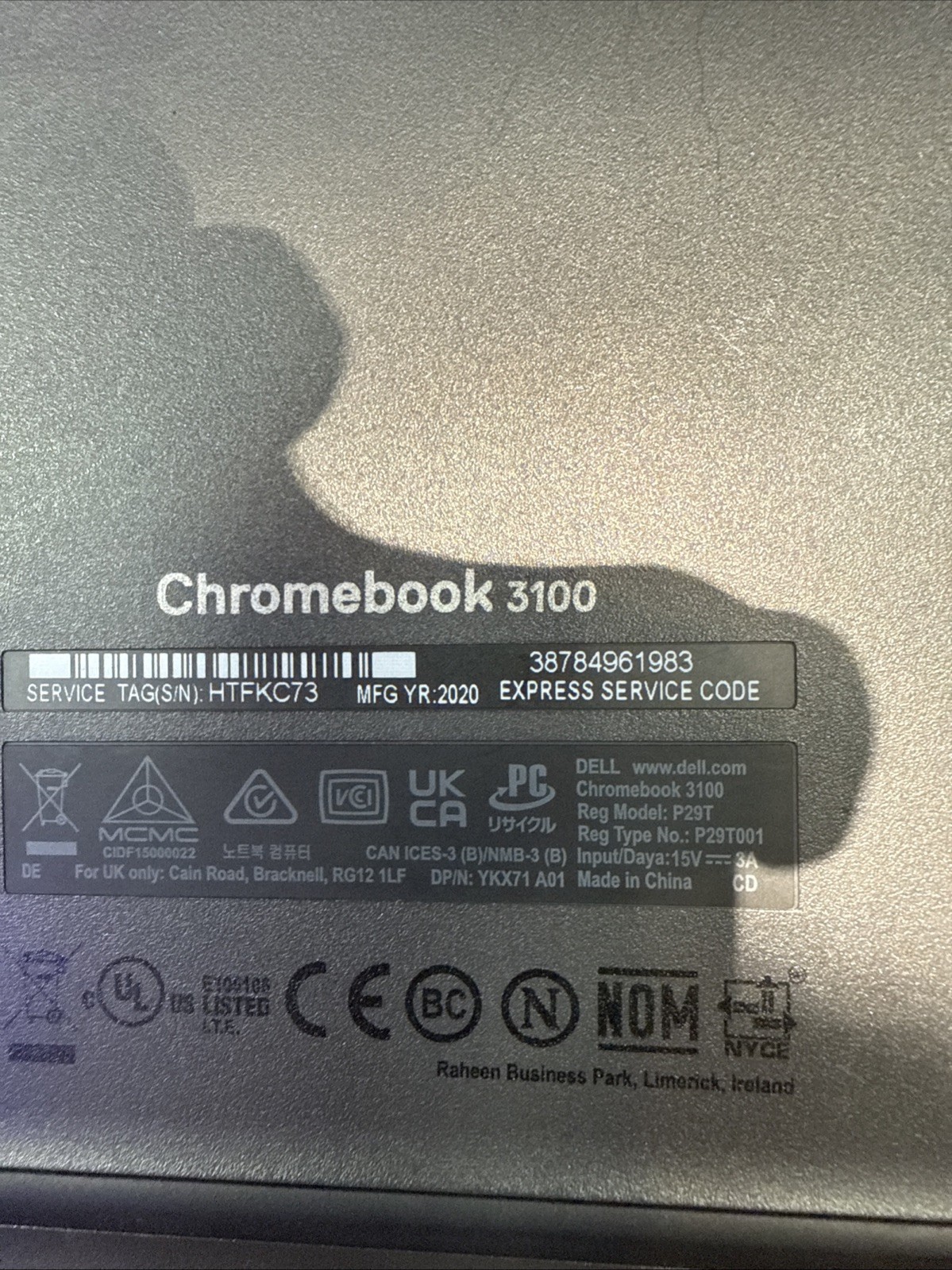 DELL ChromeBook 3100